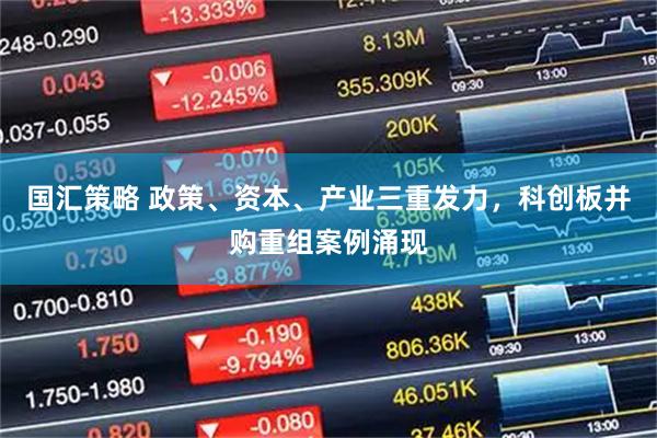 国汇策略 政策、资本、产业三重发力，科创板并购重组案例涌现