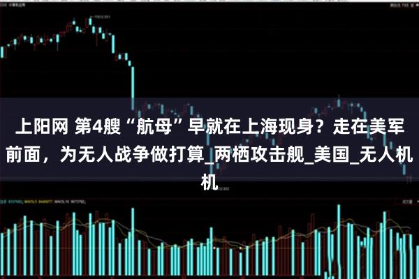 上阳网 第4艘“航母”早就在上海现身？走在美军前面，为无人战争做打算_两栖攻击舰_美国_无人机