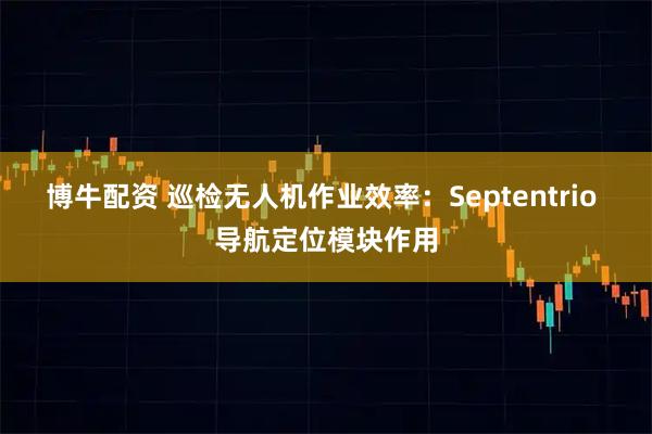 博牛配资 巡检无人机作业效率：Septentrio 导航定位模块作用